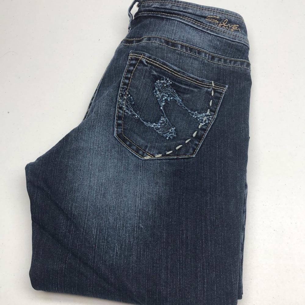 RARE RETRO SILVER JULIA BOOTCUT JEANS 29x34 😎